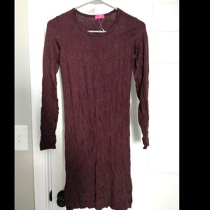Maroon Tshirt Dress